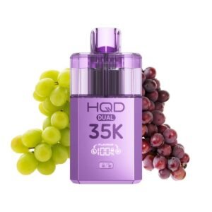HQD Dual 35K Starter Kit – Green Grape & Black Grape (Purple)