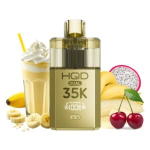 HQD Dual 35K Starter Kit – Lemon Lime & Ice Mint (Grün) Dual-Flavour | Mesh Coil | USB-C