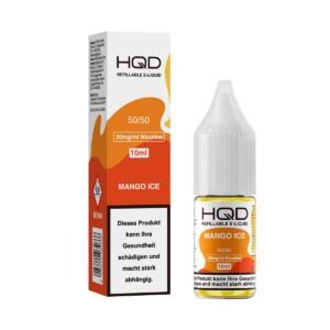 HQD Liquid Mango Ice - HQD Vape Swiss E-Liquid Mango Ice 10ml Nikotinsalz 20mg